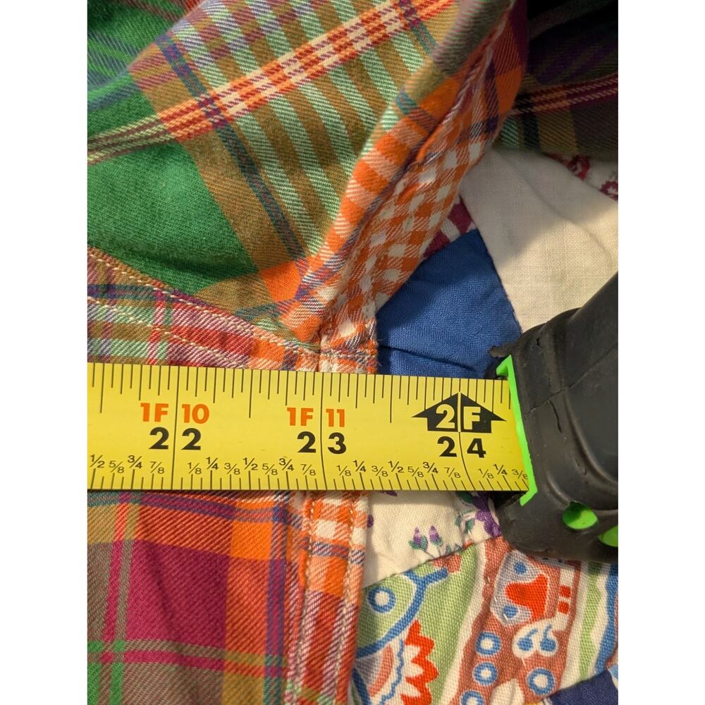 Vintage Polo by Ralph Lauren Green Plaid Button Down Shirt Mens Size L - Picture 7 of 9